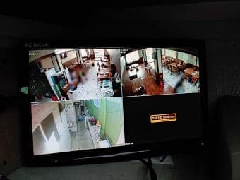 [부산] 수영 식당 CCTV설치 / 식당 CCTV공사 / 식당 CCTV어플 CCTV앱 연동 사진 8