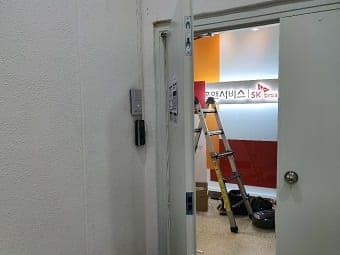 [대전] 중구 사무실 출입통제 설치 / 회사 인터폰 설치 사진 4