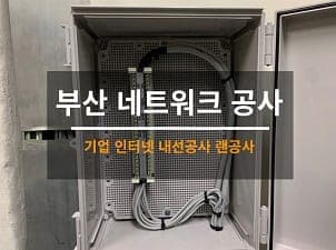 [부산] 사하 기업 내선공사 / 회사 네트워크공사 사진 1