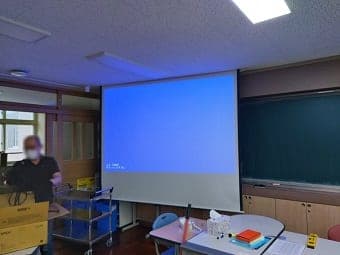 [부산] 해운대 학교 빔프로젝터 설치 사진 9