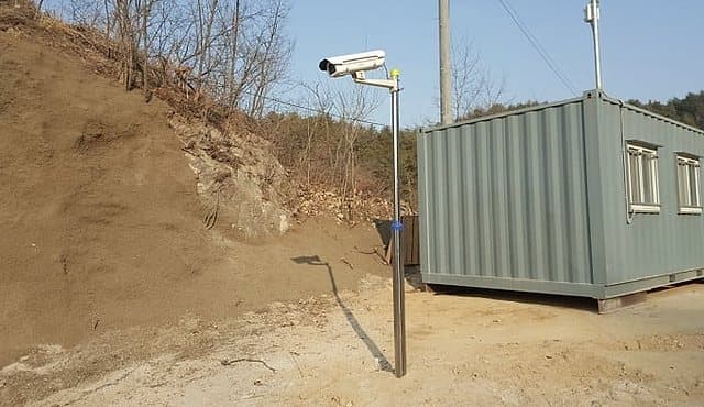 공장 출입구 차량번호인식 시스템 현장